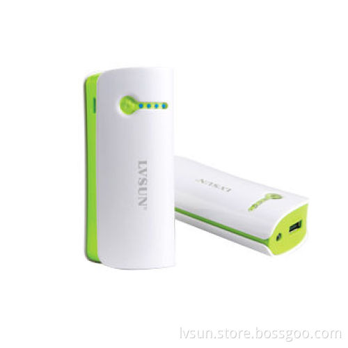 5,600mAh High-capacity USB Output External Power Supply with 5V/1A Input, Highlight LED Flashlight
